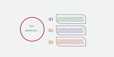 infographic design med 3 val eller steg. kan vara Begagnade för bearbeta diagram, presentationer och Mer vektor