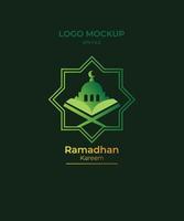 Logo Illustration Ramadhan kareem gut zum islamisch Unternehmen vektor