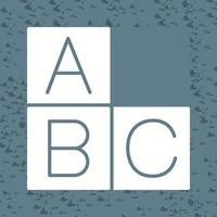 ABC-Vektorsymbol vektor