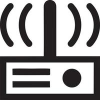 signal kommunikation information förbindelse trådlös ikon symbol vektor bild, illustration av de nätverk wiFi i svart bild. eps 10