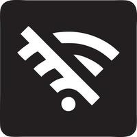 signal kommunikation information förbindelse trådlös ikon symbol vektor bild, illustration av de nätverk wiFi i svart bild. eps 10