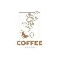 Kaffee Logo, Kaffee Baum Design, Cafe trinken Vektor, Symbol Marke Illustration Symbol vektor