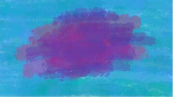 abstrakt blå och lila vattenfärg bakgrund. måla borsta papper texturerad färga duk element. vektor