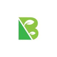 b Brief Alphabet Schriftart abstrakt Logo Design Symbol vektor
