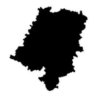 oppeln Woiwodschaft Karte, Provinz von Polen. Vektor Illustration.