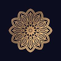 kreativ Luxus Arabeske Mandala Design Hintergrund vektor