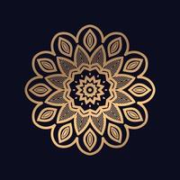 kreativ Luxus golden Mandala Design Hintergrund vektor