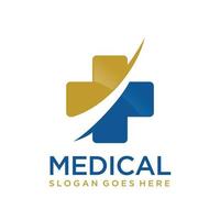 medicinsk logotyp design vektor illustration