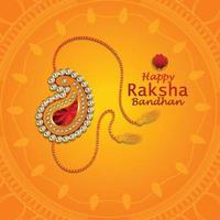 indische Festival glückliche Raksha Bandhan Feier vektor