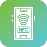 nfc Vektor Symbol Stil