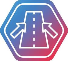 Vektor Design behalten im Fahrbahn Symbol Stil