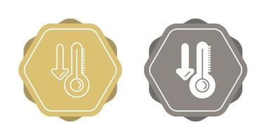 Vektorsymbol für niedrige Temperatur vektor