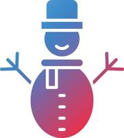 Vektor Design Schneemann Symbol Stil