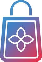 Vektor Design Einkaufen Tasche Symbol Stil