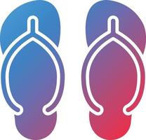 Vektor Design Flip Flops Symbol Stil