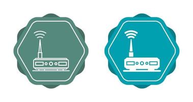 WLAN-Router-Vektorsymbol vektor