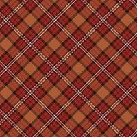 nahtlos Muster von Plaid. prüfen Stoff Textur. gestreift Textil- print.checkered Gingham Stoff nahtlos Muster. Vektor nahtlos Muster.