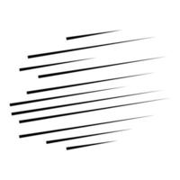 abstrakt Linien. dynamisch Gerade platzen Linien im Perspektive. radial, ausstrahlen Streifen. schnell Strahlen, Balken im Bewegung. vektor