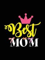 bunt Beschriftung Mütter Tag Zitat glücklich Mama Hemd Vektor Typografie Mama liebt T-Shirt Design