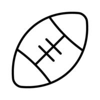 Rugby-Vektor-Symbol vektor