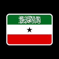 Somaliland-Flagge, offizielle Farben und Proportionen. Vektor-Illustration. vektor