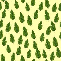 tropisch Blatt nahtlos Muster. exotisch Blätter Hintergrund. Urwald Pflanzen endlos Hintergrund. Regenwald Blumen- hawaiisch Hintergrund. vektor