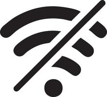 signal kommunikation information förbindelse trådlös ikon symbol vektor bild, illustration av de nätverk wiFi i svart bild. eps 10