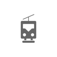 Seilbahn Eisenbahn Vektor Symbol