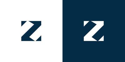 stark Brief z Initiale Logo Design vektor