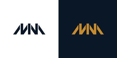 modern und cool Brief mm Initialen Logo Design vektor