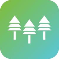 skog vektor ikon stil