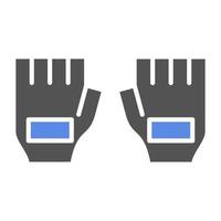 Radfahren Handschuhe Vektor Symbol Stil