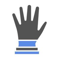 Prüfung Handschuhe Vektor Symbol Stil