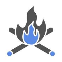 Feuer Vektor Symbol Stil