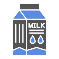 Milch Box Vektor Symbol Stil