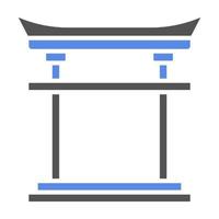 toriien Port vektor ikon stil