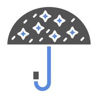 Regenschirm Vektor Symbol Stil