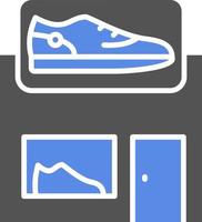 Schuh Geschäft Vektor Symbol Stil