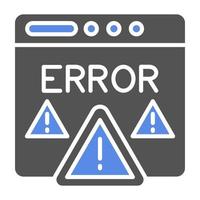 Error Vektor Symbol Stil