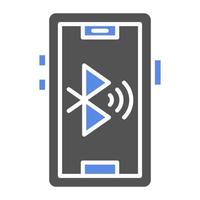 Bluetooth suchen Vektor Symbol Stil