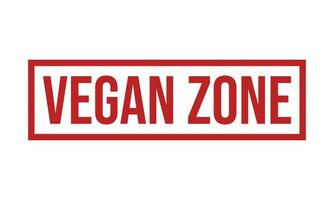 vegan Zone Gummi Briefmarke. vegan Zone Gummi Grunge Briefmarke Siegel Vektor Illustration