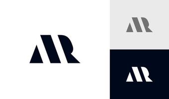 modern herr monogram logotyp design vektor
