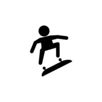 Skateboarding Vektor Symbol