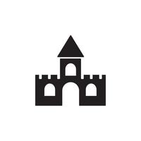 Schloss Spielzeug Vektor Symbol