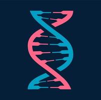 Wendel Gen DNA Struktur Vektor genetisch Code Symbol