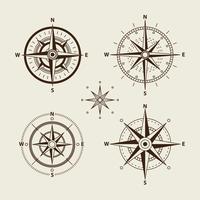 Kompass-Rosen-Sammlung vektor