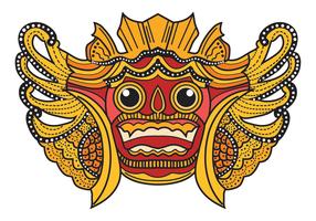 Bali Barong Maske vektor