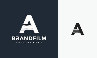 das Initialen ein Film Film Logo vektor
