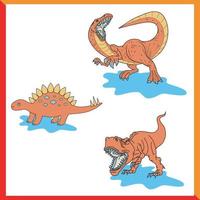 Dinosaurier Vektor Illustration Kunst