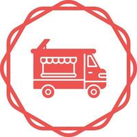 Bäckerei-LKW-Vektor-Symbol vektor